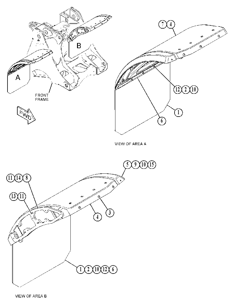 KIT-FENDER 5098394 CAT