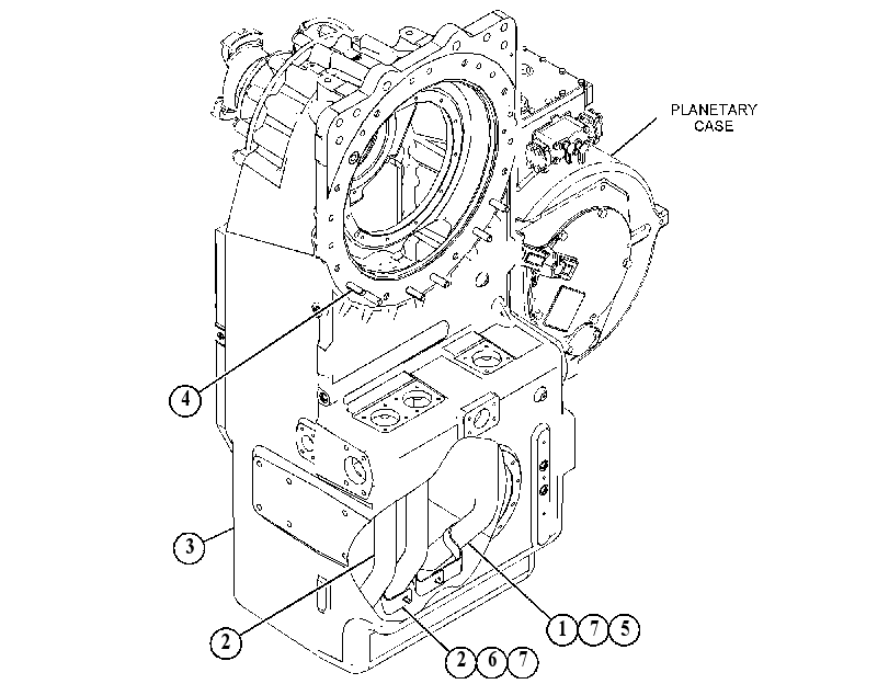 CASE AS-TRANSFER GEAR 5126600 CAT