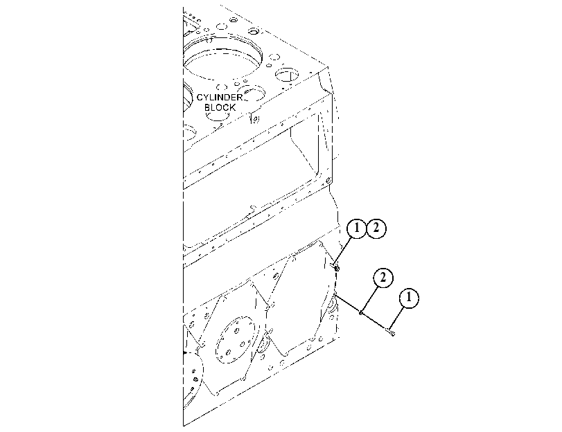 FASTENER GP-CRANKSHAFT COVER 5160439 CAT