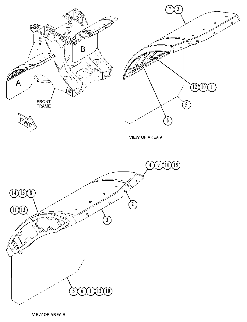 KIT-FENDER 5098396 CAT