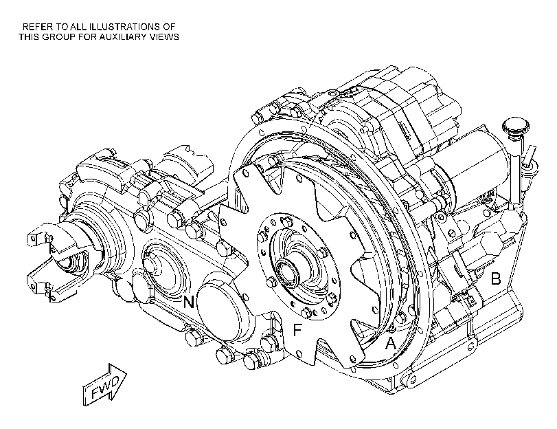 TRANSMISSION GP-POWER SHIFT 5105648 CAT