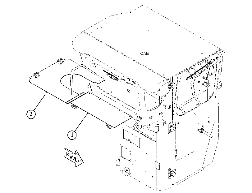 COVER GP-DECK 4190646 CAT