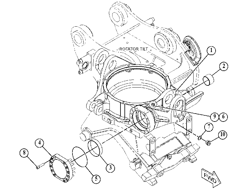 HOUSING GP-ROTOR 5145917 CAT