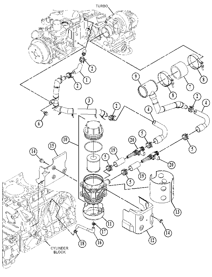 SEPARATOR GP-OIL 4712912 CAT