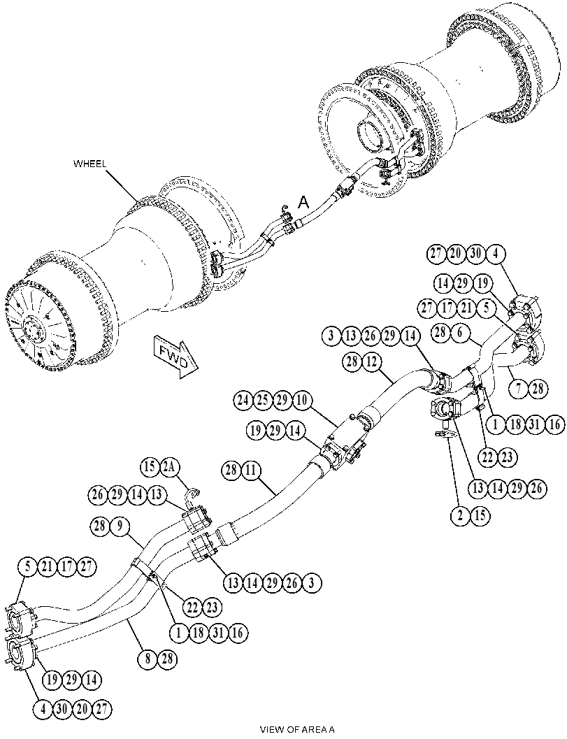 LINES GP-BRAKE COOLING 4423267 CAT