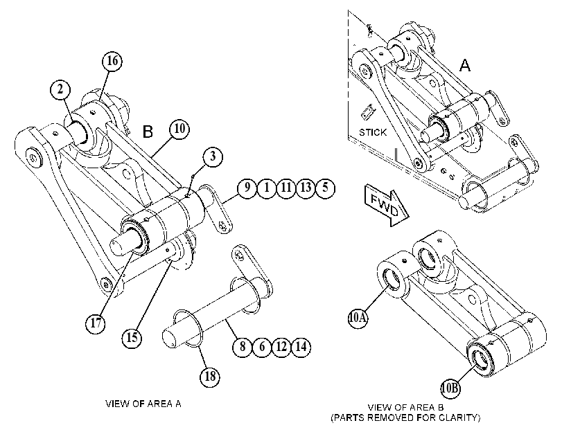 LINK & BEARING GP-BUCKET 5283800 CAT