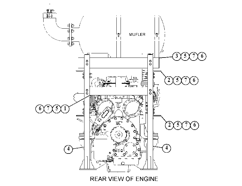 SUPPORT GP-EXHAUST 4882833 CAT