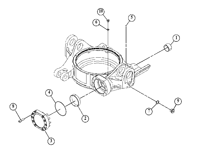 HOUSING GP-ROTOR 5104663 CAT