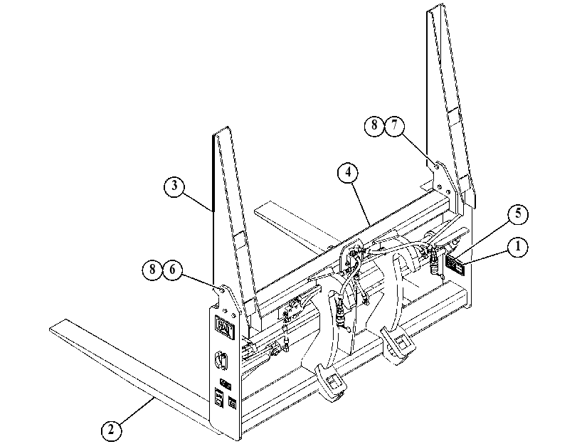 FORK GP-LUMBER 4545833 CAT