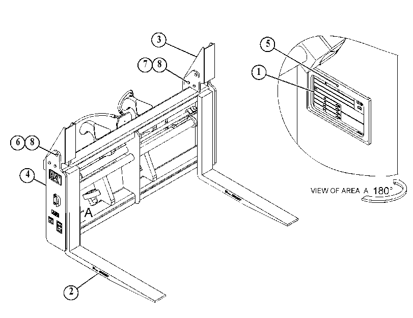 FORK GP-LUMBER 4545836 CAT