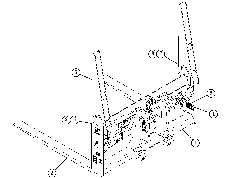 FORK GP-LUMBER 4545827 CAT