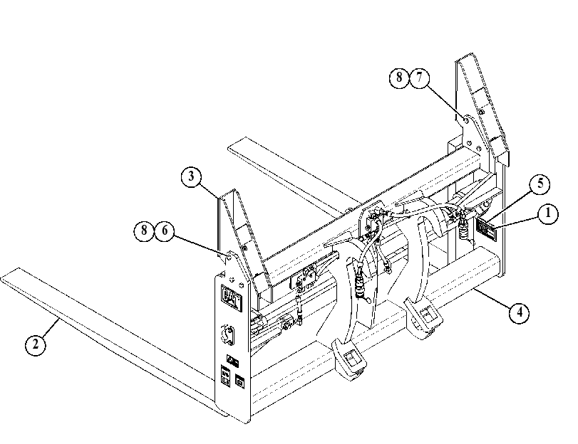 FORK GP-LUMBER 4545838 CAT
