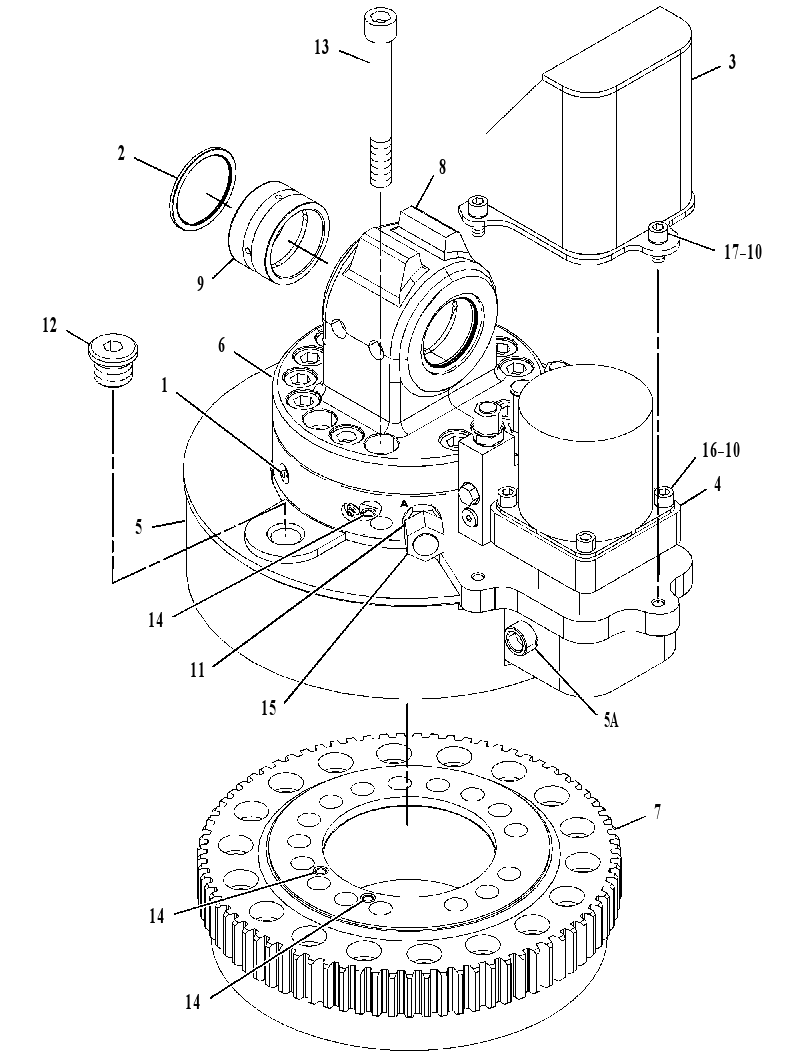 ROTATOR GP-HYDRAULIC 4514308 CAT