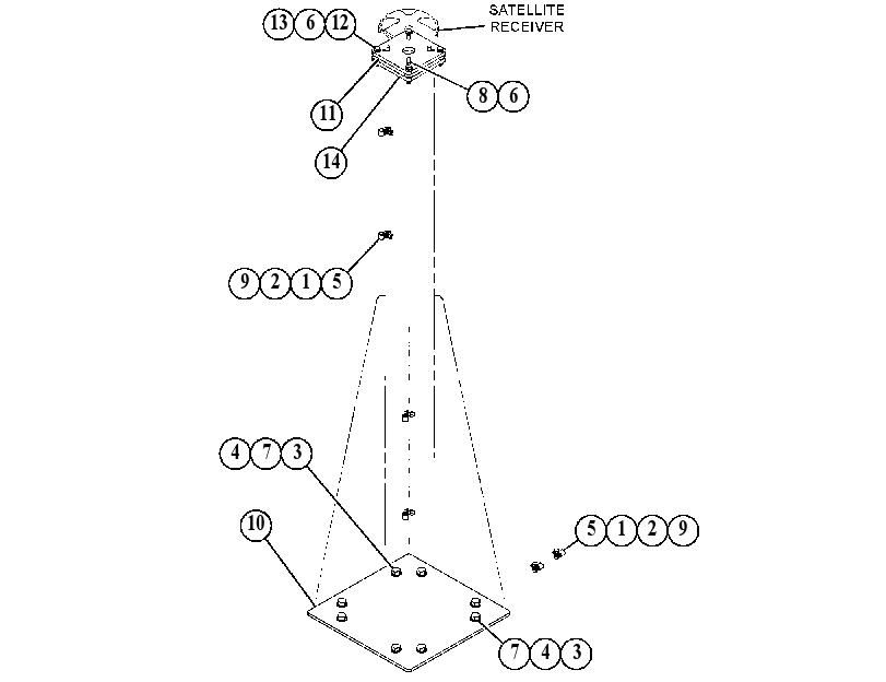 MOUNTING GP-RECEIVER 2912179 CAT
