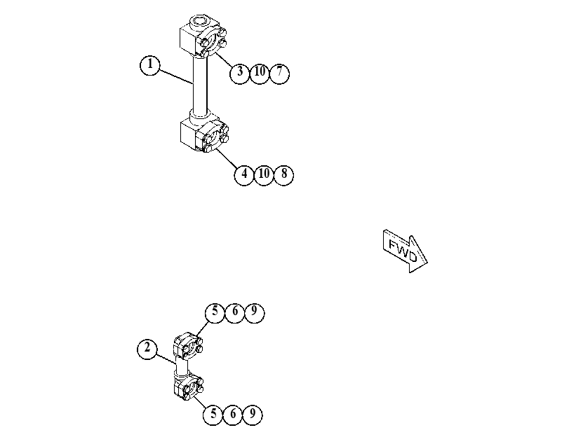 TUBE GP-SHIPPING 4597453 CAT