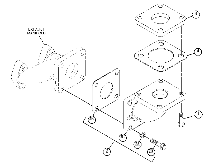 CONNECTION GP-EXHAUST 3085610 CAT