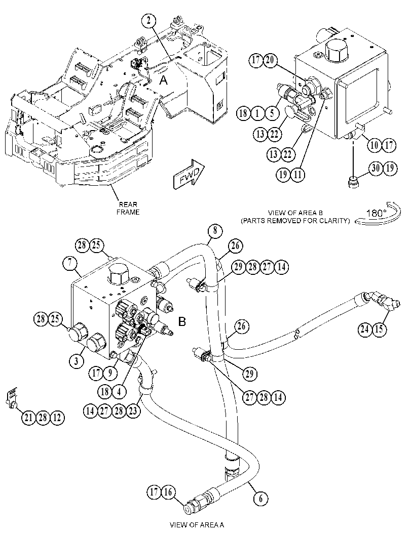 LINES GP-PARKING BRAKE 5090643 CAT