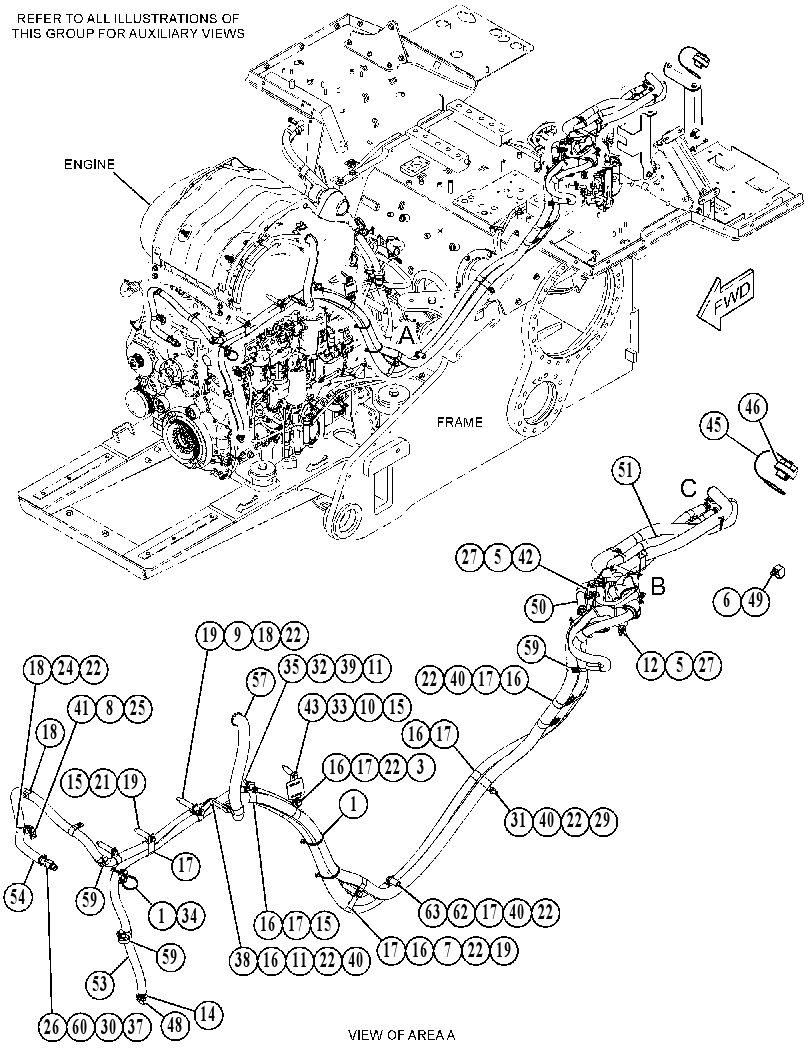 Трубопроводы AdBlue 5002533 CAT