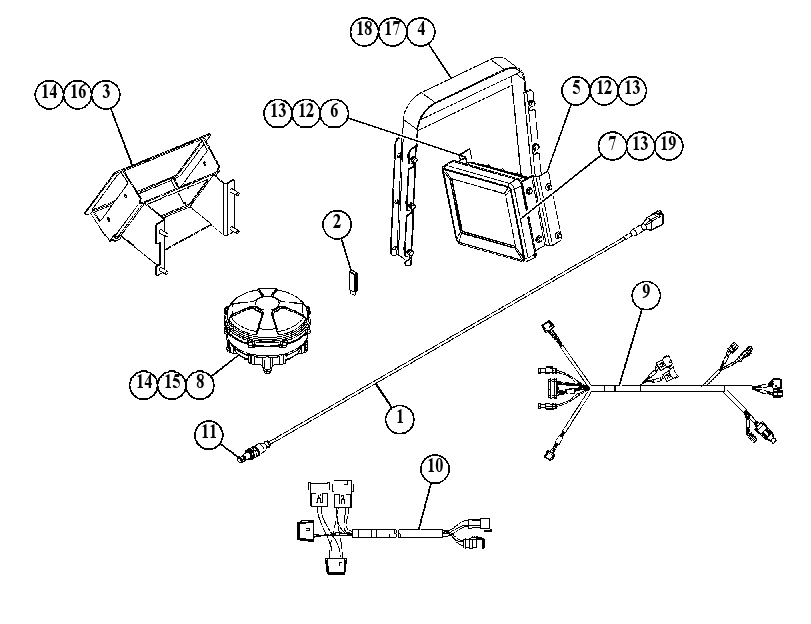 INSTALLATION GP-TERRAIN 3890323 CAT