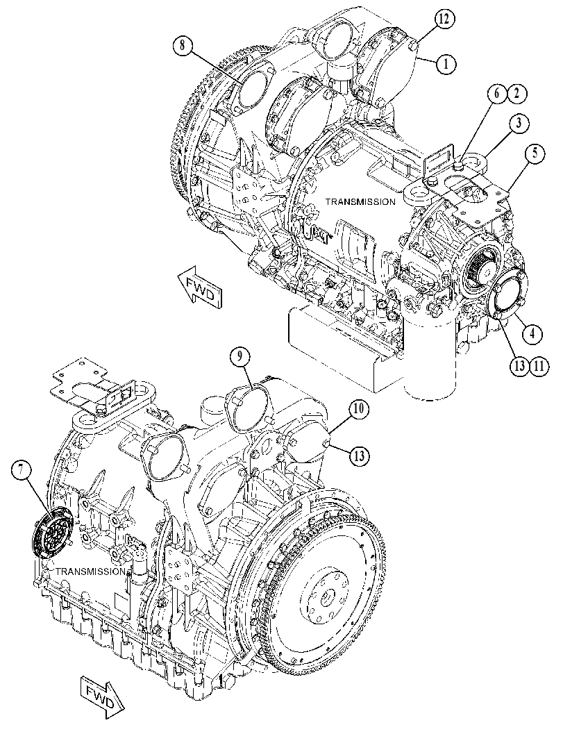 COVER GP-TRANSMISSION 3736374 CAT
