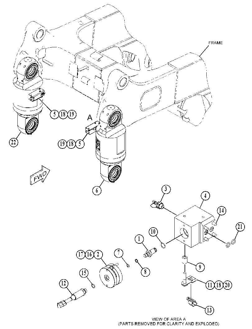 SUSPENSION AR-REAR 4265356 CAT