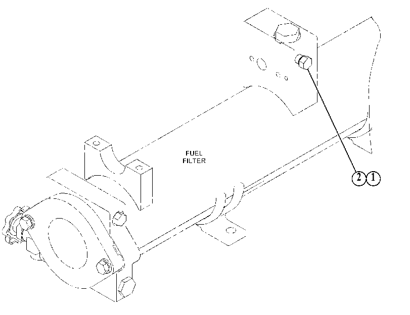 FITTING GP-FUEL FILTER 5222476 CAT