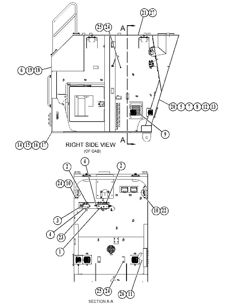 RISER GP-CAB 5107772 CAT
