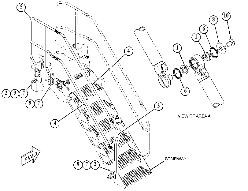 Поручень 5144941 CAT