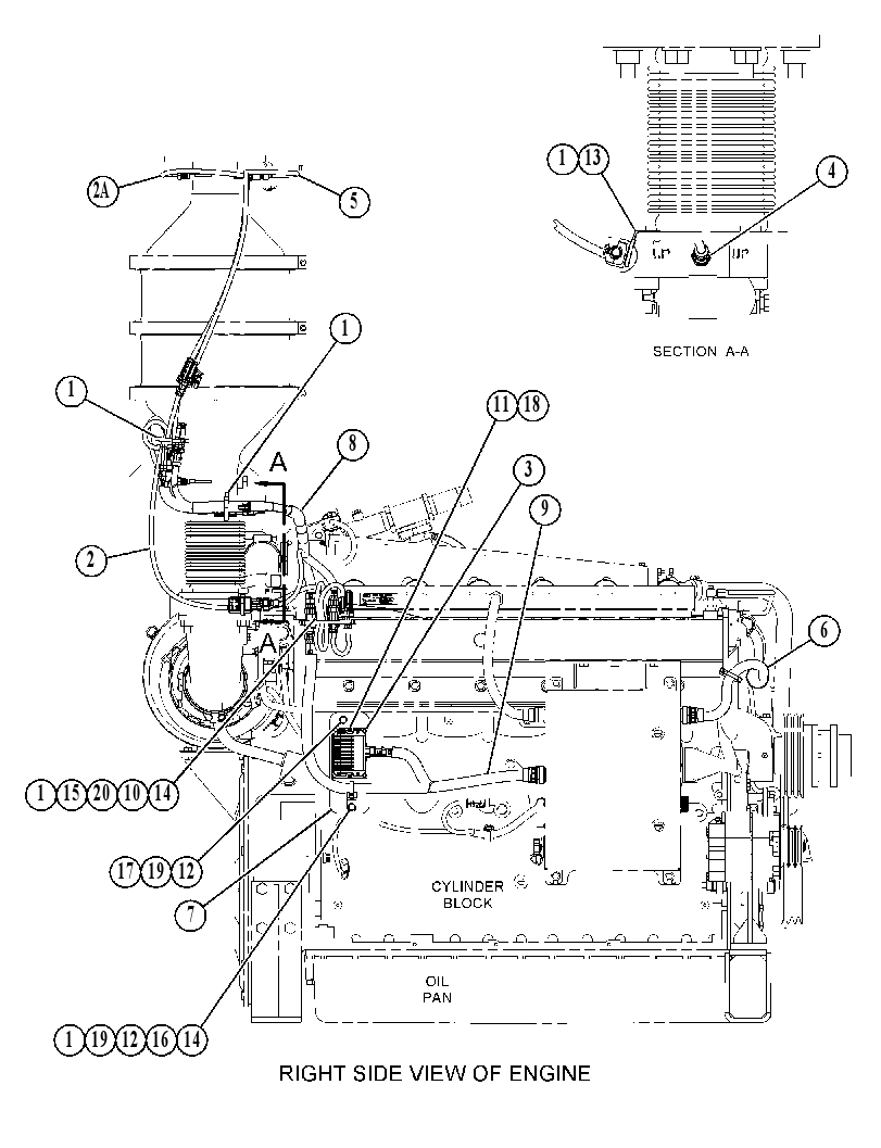 Проводка модуля AdBlue 5181499 CAT