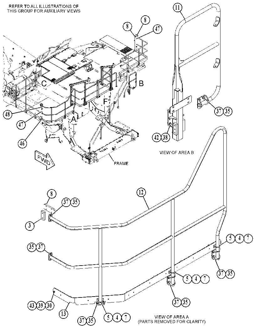 CONVERSION GP-HANDRAIL 4928144 CAT