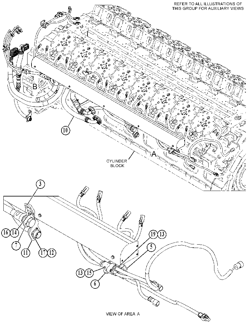 Жгут проводов 5028554 CAT