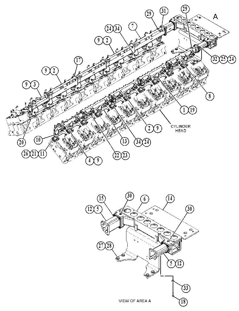 MANIFOLD GP-WATER 3928725 CAT