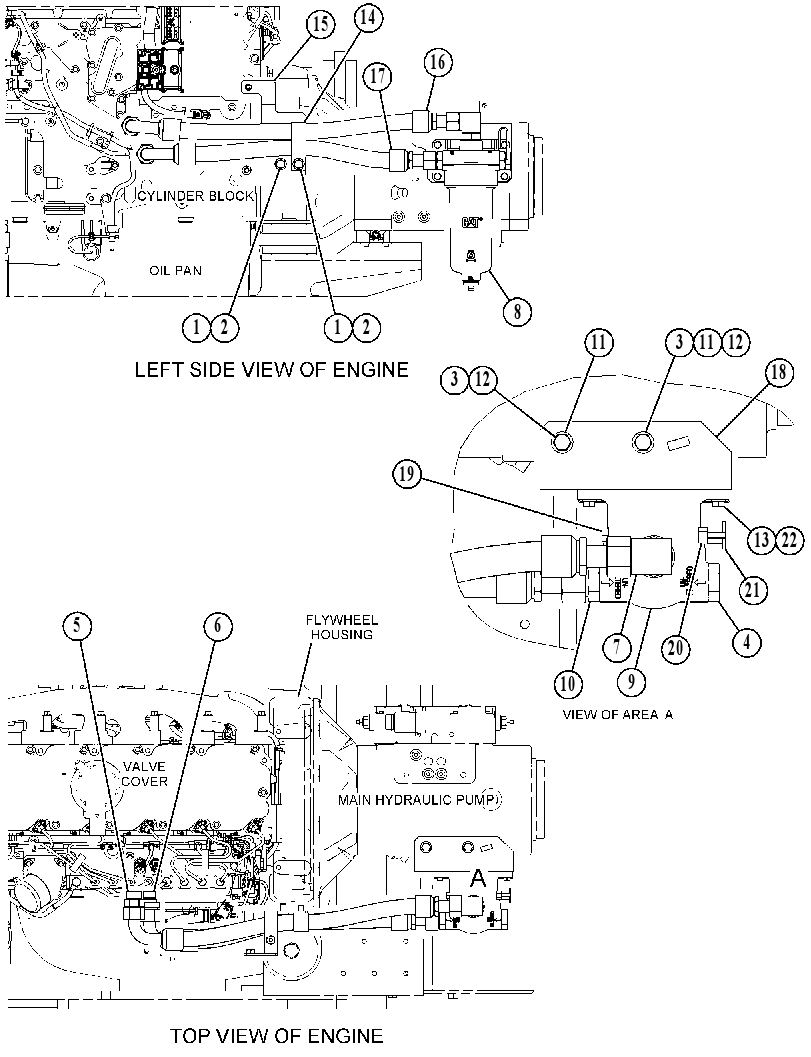 FILTER & MTG GP-ENGINE OIL 4904821 CAT