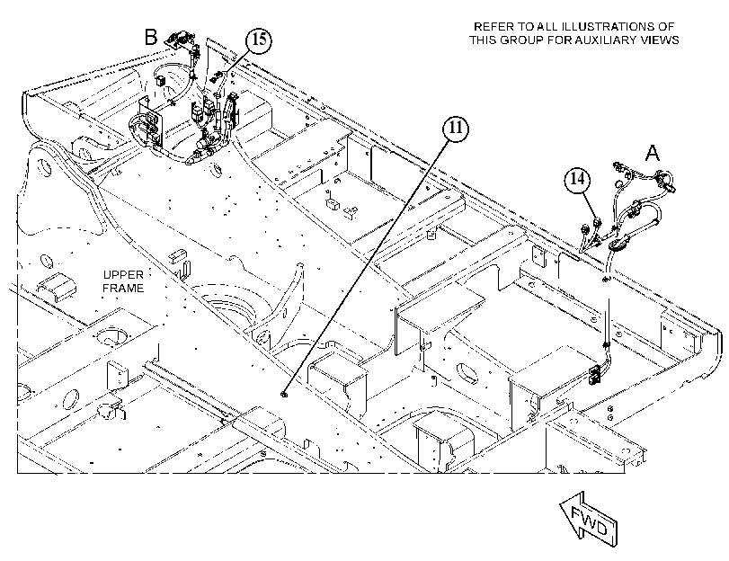 Проводка модуля AdBlue 4904975 CAT