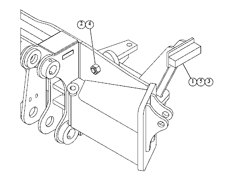 MOUNTING GP-BLADE 5256952 CAT