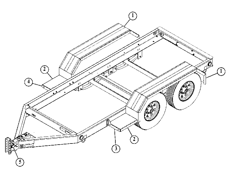 TRAILER GP 5099458 CAT