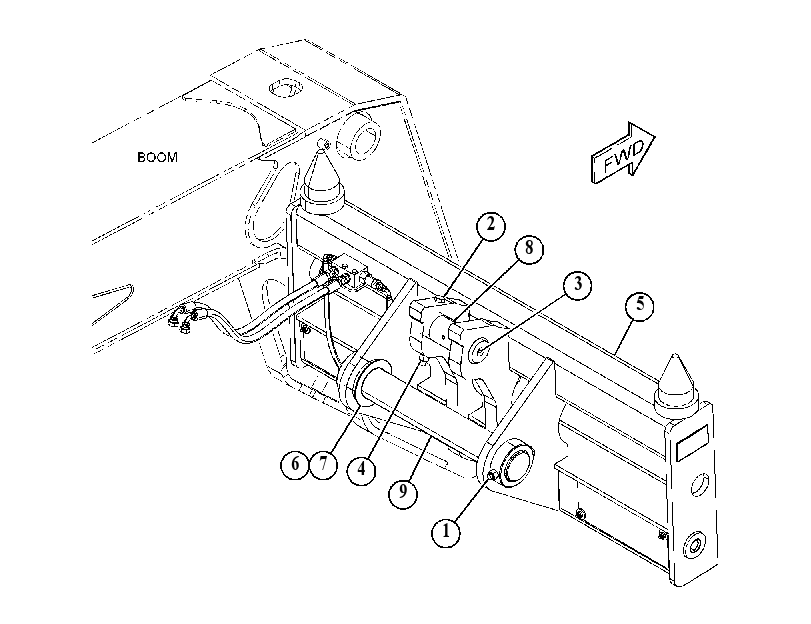 COUPLER & MTG AR-HYDRAULIC 5406685 CAT