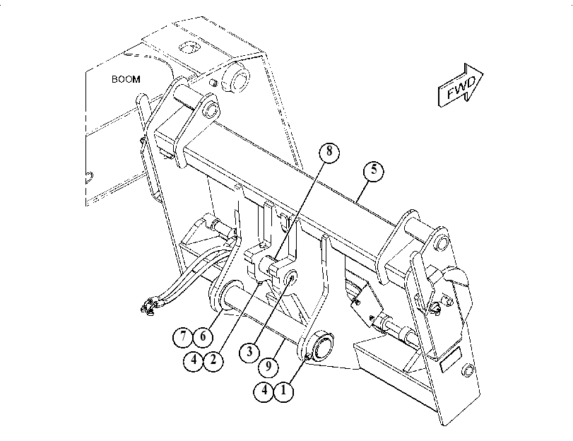 COUPLER & MTG AR-HYDRAULIC 5406609 CAT