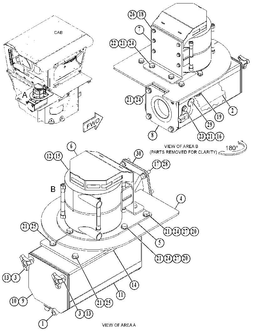 PRESSURIZER & MOUNTING GP 3750451 CAT