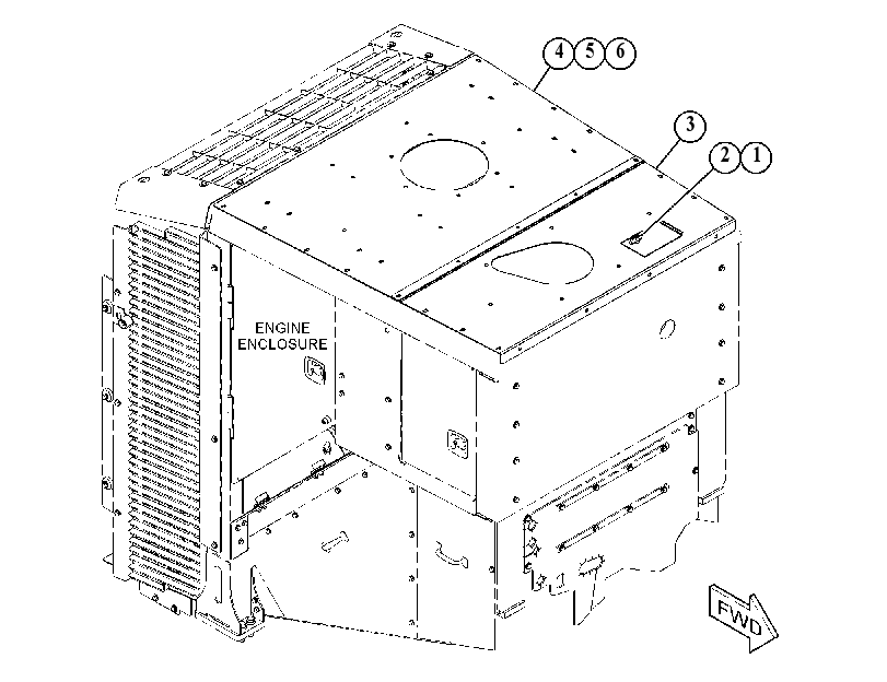 PANEL GP-TOP 4324651 CAT