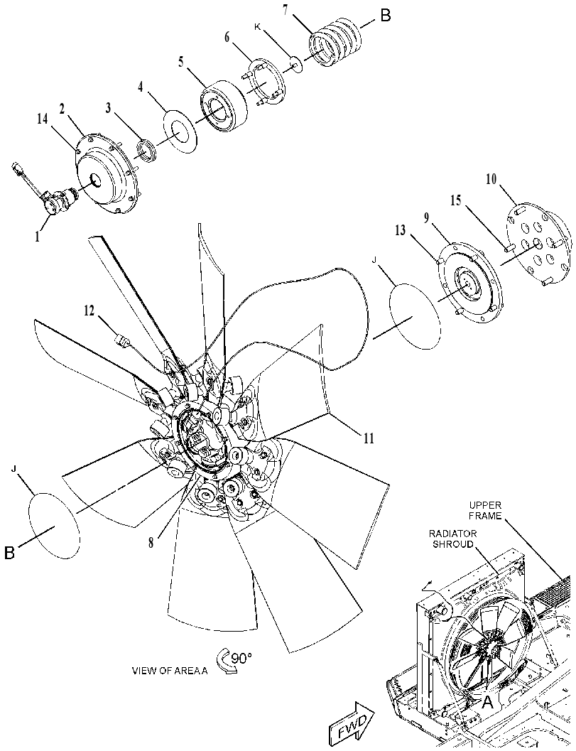 FAN GP-REVERSIBLE 4343998 CAT