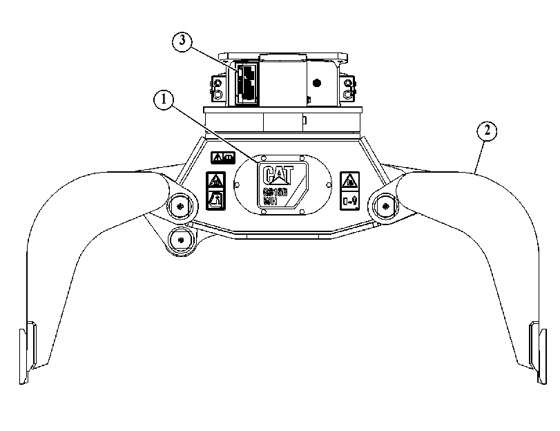 GRAPPLE AR 4489674 CAT