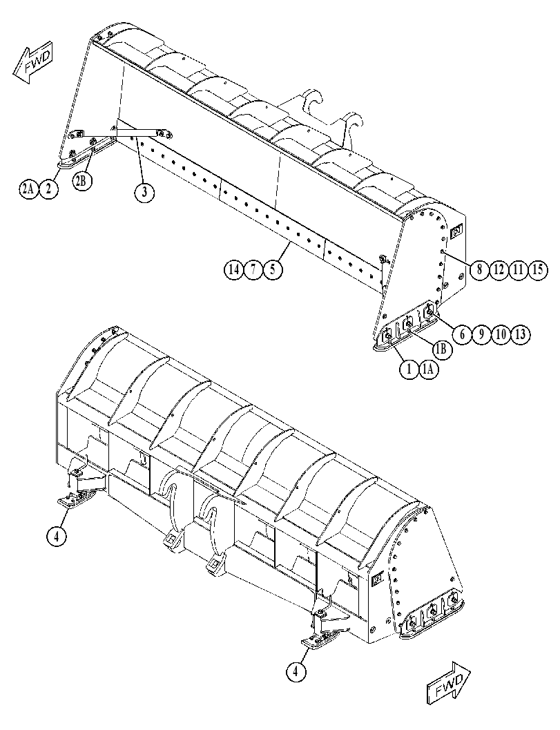 BLADE GP-SNOW 5246872 CAT