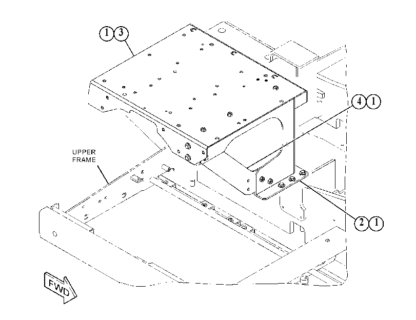 SUPPORT GP-EXHAUST 4867092 CAT