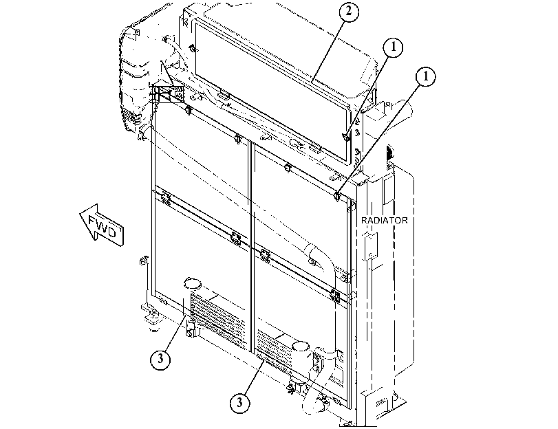 SCREEN GP-RADIATOR 4918272 CAT