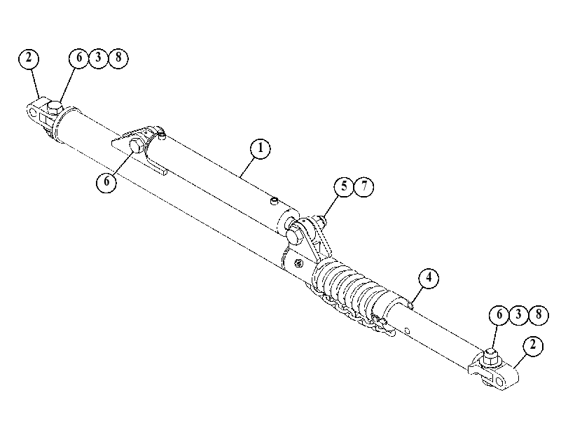 TUBE GP-EXTENSION 5256942 CAT