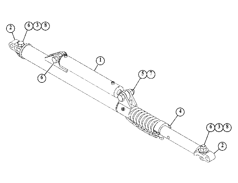 TUBE GP-EXTENSION 5256965 CAT