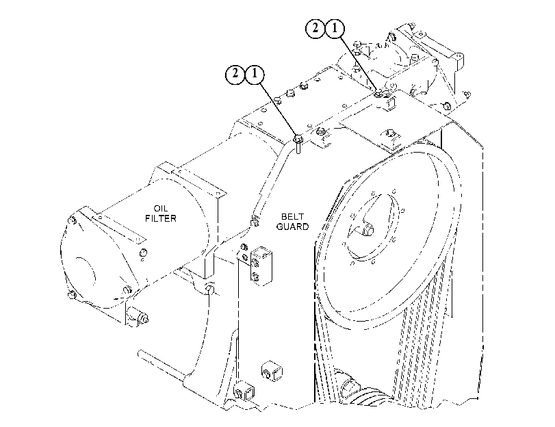 FASTENER GP-BELT GUARD 5223227 CAT