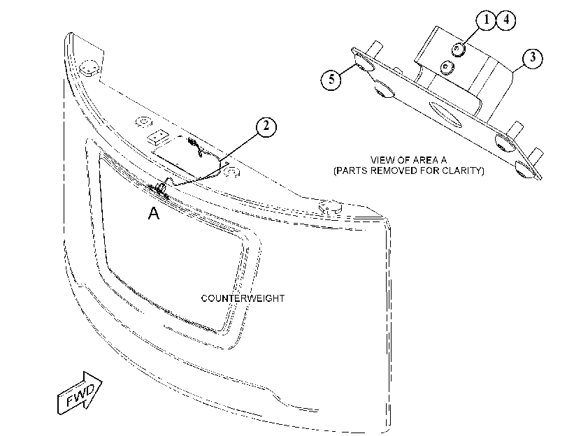 Камера с креплением 5027171 CAT