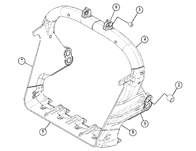 RING AS-FRONT 4871254 CAT